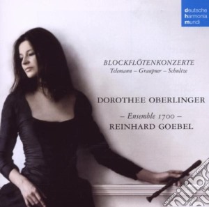 Georg Philipp Telemann / Graupner - Concerti Per Flauto A Becco - Dorothee Oberlinger cd musicale di Dorothee Oberlinger