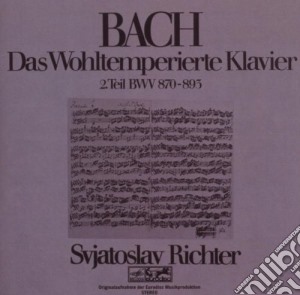 Johann Sebastian Bach - Clavicembalo Ben Temperato Vol.2 (2 Cd) cd musicale di Sviatoslav Richter