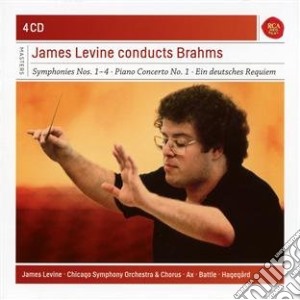 Johannes Brahms - Symphonies (4 Cd) cd musicale di James Levine