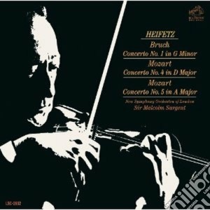 Wolfgang Amadeus Mozart / Max Bruch - Concerto Per violino N.1+5, Concerto N.1 cd musicale di Jascha Heifetz