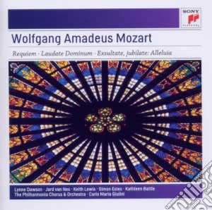 Wolfgang Amadeus Mozart - Requiem - Laudate Dominum - Exsultate Jubilate cd musicale di Giulini