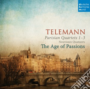 Georg Philipp Telemann - Parisian Quartets 1 - 3 cd musicale di Hille Perl