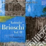 Brioschi:six symphonies (1740-1744) vol cd