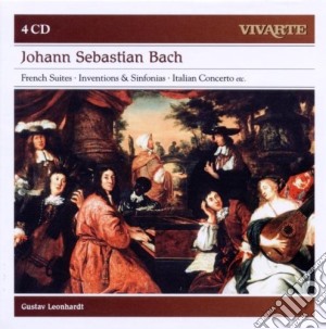 Johann Sebastian Bach - Suite Francesi & Sinfonie Concerto (4 Cd) cd musicale di Gustav Leonhardt