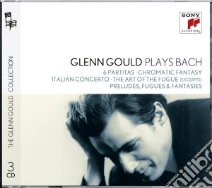Glenn Gould: Plays Bach - 6 Partitas Bwv 825-830  Chromatic Fantasy Bwv 903  Italian Concerto Bwv 971  The Art Of The Fugue (4 Cd) cd musicale di Glenn Gould