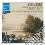 Schubert:lieder da poesie di goethe cd