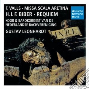 Valls:missa scala aretina/biber:requiem cd musicale di Gustav Leonhardt