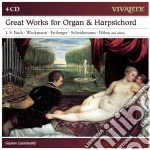 Great Works For Organ And Harpsichord (4 Cd) cd
