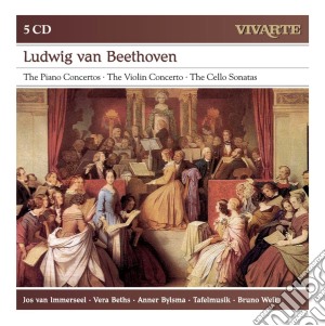Ludwig Van Beethoven - Concerti Per Piano / Concerto Per Violino (5 Cd) cd musicale di Artisti Vari