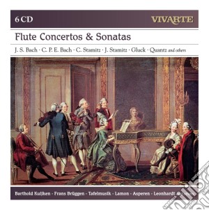 Flute Concertos & Sonatas: J.S. Bach, C.P.E. Bach, Stamitz, Gluck (6 Cd) cd musicale di Artisti Vari