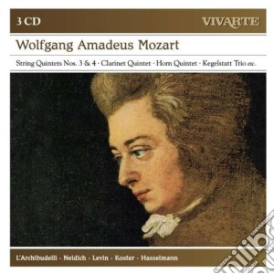 Wolfgang Amadeus Mozart - Trii,quintetti,musica Da Camera (3 Cd) cd musicale di Artisti Vari