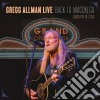 Gregg Allman - Back To Macon - Special Edition (2 Cd+Dvd) cd
