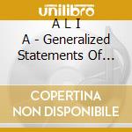 A L I A - Generalized Statements Of Observable Facts cd