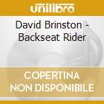 David Brinston - Backseat Rider cd