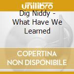 Dig Niddy - What Have We Learned cd