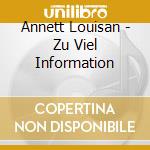 Annett Louisan - Zu Viel Information cd