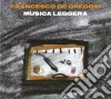 Francesco De Gregori - Musica Leggera cd
