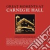 Great Moments At The Carnegie Hall (43 Cd) cd