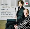 Wolfgang Amadeus Mozart / Johannes Brahms - Quintetti Con Clarinetto - Carmina Quartet cd