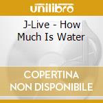 J-Live - How Much Is Water cd