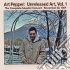 Art Pepper - Unreleased Art, Vol. I: Abashiri cd