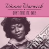 (LP Vinile) Dionne Warwick - Don'T Make Me Over cd