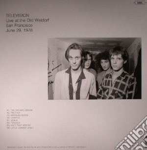 Television - Live At Old Waldorf In San Francisco June 291978 Ksan cd musicale di Television