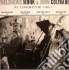 (LP Vinile) Thelonious Monk / John Coltrane - At Carnegie Hall November 29 1957 cd
