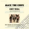 Kurt Weill - Sextet Of Orch Usa - Mack The Knife And Other Songs Of Kurt Weill cd