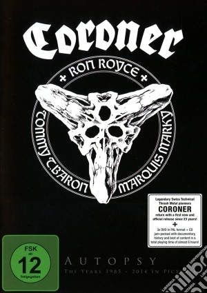 (Music Dvd) Coroner - Autopsy (3 Dvd+Cd) cd musicale di Coroner