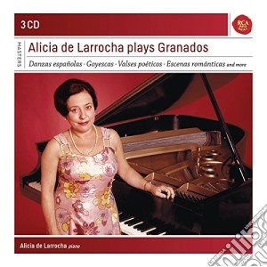Enrique Granados - Alicia De Larrocha Plays (3 Cd) cd musicale di Alicia De larrocha