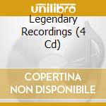 Legendary Recordings (4 Cd) cd musicale