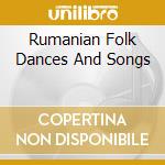 Rumanian Folk Dances And Songs cd