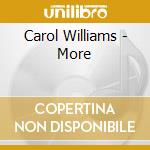 Carol Williams - More cd