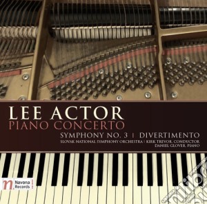 Lee Actor - Piano Concerto: Symphony No. 3 & Divertimento cd musicale di Actor / Trevor / Glover / Slovak National