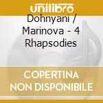 Dohnyani / Marinova - 4 Rhapsodies cd