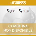 Signe - Syntax cd