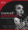 Charles Aznavour - Ses Plus Grandes Chansons (5 Cd) cd