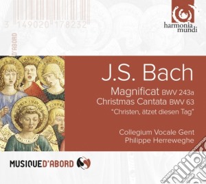 Johann Sebastian Bach - Magnificat Bwv 243a (versione Originale) , Cantata Bwv 63 cd musicale di Bach Johann Sebastian