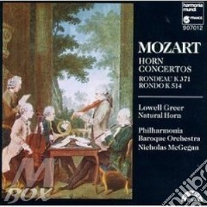Concerti X Corno, Rondo' K 371 E K 514 cd musicale di Wolfgang Amadeus Mozart