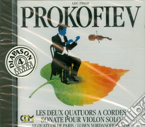 Sergei Prokofiev - Quayuors A Cordes, Sonate Pour Violon Solo cd musicale di Prokofiev Serghei