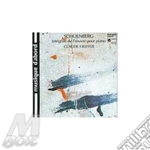 Opere x pf (integrale) cd musicale di Arnold Schoenberg