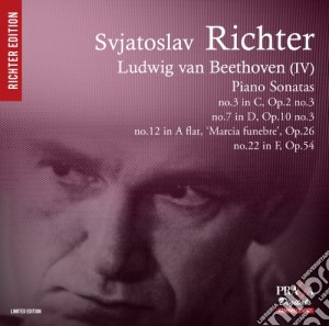Ludwig Van Beethoven - Sonata Per Pianoforte N.3 Op.2, N.7 Op.10, N.12 Op.26, N.22 Op.54 cd musicale di Beethoven Ludwig Van