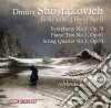 Dmitri Shostakovich - Symphony No.9, Piano Trio No.2, String Quartet No.3 cd