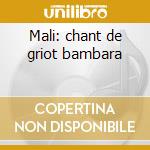 Mali: chant de griot bambara cd