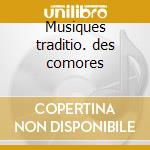 Musiques traditio. des comores cd