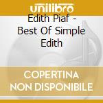Edith Piaf - Best Of Simple Edith cd