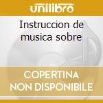 Instruccion de musica sobre cd
