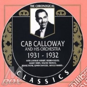 1931-1932 cd musicale di CAB CALLOWAY