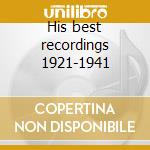 His best recordings 1921-1941 cd